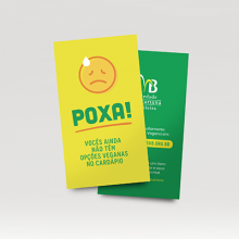 Kit de Filiação Digital - Cartão Poxa! Opção Vegana